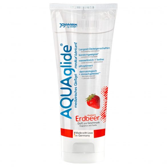 AQUAglide - Water-Based Strawberry Lubricant (100ml) 