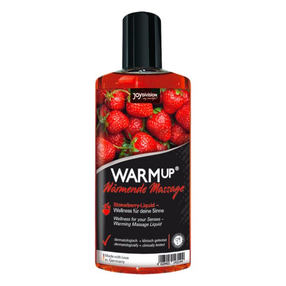 JoyDivision WARMup - Strawberry Warming Massage Oil (150ml) 