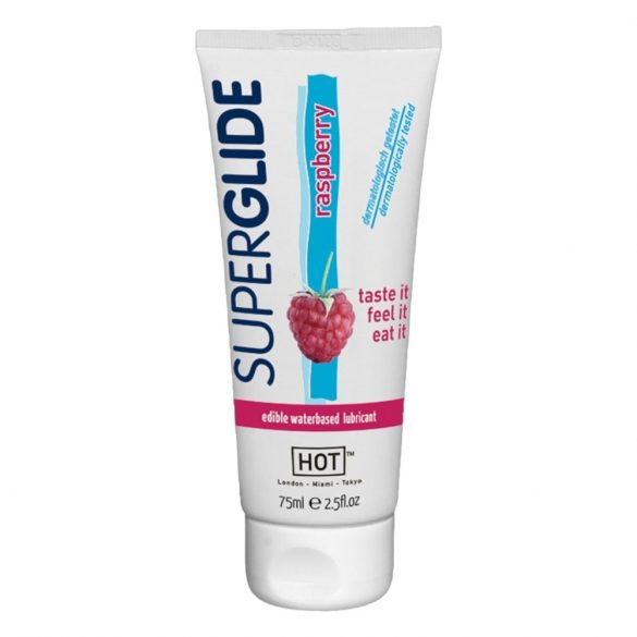 Raspberry Hot Superglide - Edible Lubricant (75ml) 