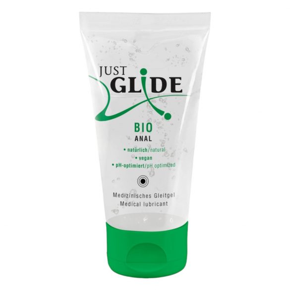 Just Glide Organic Anal - Water-Based Vegan Lubricant (50ml) 