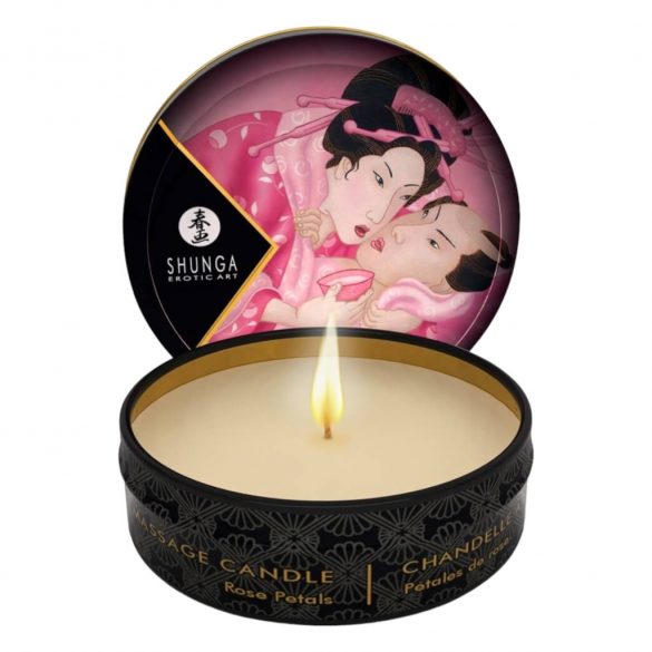 Shunga - Massage Candle - Rose (30ml) 