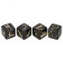 Sex Dice Set - Black (4pcs) 