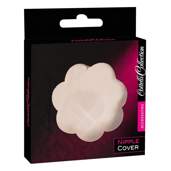 Cottelli Flower Nipple Covers - Nude (Pack of 12)