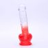 Sunfo - Realistic Suction Cup Dildo - 21cm (Transparent-Red) 