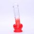 Sunfo - Realistic Suction Cup Dildo - 21cm (Transparent-Red) 