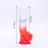 Sunfo - Realistic Suction Cup Dildo - 21cm (Transparent-Red) 