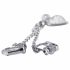 Rhinestone Heart Intimate Jewelry (Silver) 