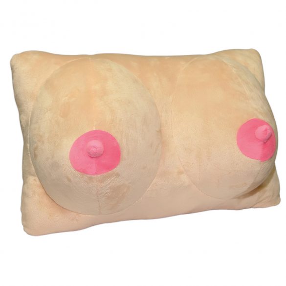 Breast-shaped plush pillow 