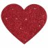 Glittery Nipple Sticker - Heart 