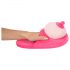 Pink Plush Slippers - Breast Shaped 