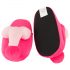 Pink Plush Penis Slippers 