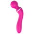 Lonely - 2-in-1 interchangeable head massager and G-spot vibrator (pink)