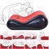 Inflatable BDSM Furniture - Large (Red) with Cuffs 