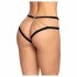 Patterned Chain Thong (Black)  - M/L