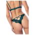 Mapalé - Strappy Floral Bra and Panty Set (Green)