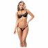 Strappy Lingerie Set (Black)  - L/XL