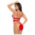 Mapalé - 3-Piece Red Lingerie Set