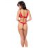 Mapalé - Open Cup Bra Set (Red)