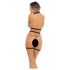 Rene Rofe Rassle Tassle - Decorative Body Harness & Thong Set (Black) - S-L