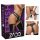 ZADO - leather harness with 2 inner dildos (black) 