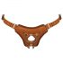 ZADO - Leather Harness for Attachments (Brown) - L/XL