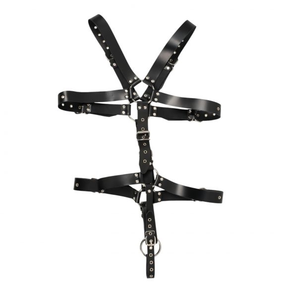 ZADO - Men's Leather Body Harness - Black (S-L)