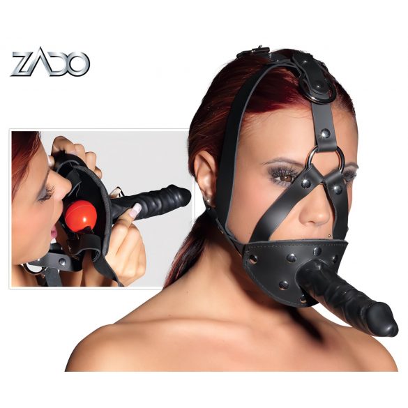 ZADO - Leather Tool Dildo (Black) 