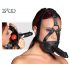 ZADO - Leather Harness with Dildo (Black)