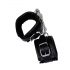 ZADO - Leather Wrist Cuffs with Carabiner (Black)