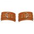 ZADO - Leather Wrist Cuffs (Brown) 