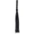 ZADO - Leather Whip with Wavy Handle (Black) 