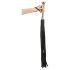 ZADO - Long, Extra Strong Leather Whip (Black) 