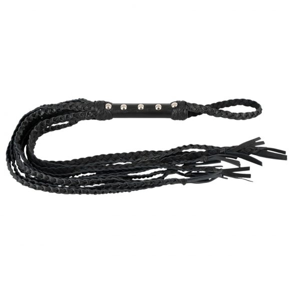 ZADO - 9 Strand Leather Whip (Black) 