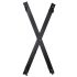 ZADO - St. Andrew's Cross Restraint Set (Black) 