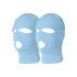 Balaclava - Knitted Ski Mask with 3 Holes (Blue) 