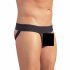 Mesh Minimalist Underwear for Men (Black)  - M