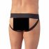 Mesh Minimalist Underwear for Men (Black)  - L