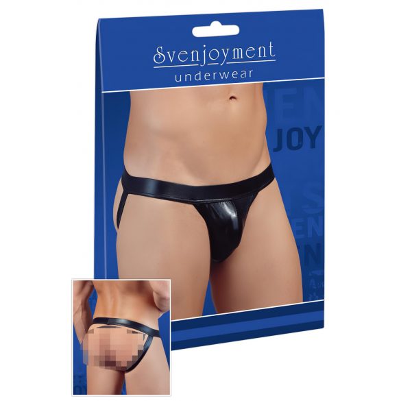 Shiny Minimal Briefs for Men (Black) 