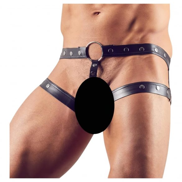 Svenjoyment - Harness with Cock Ring (Black) - M/L 