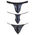 Svenjoyment - Men's Thong Set - Black (3 pieces) S-L 