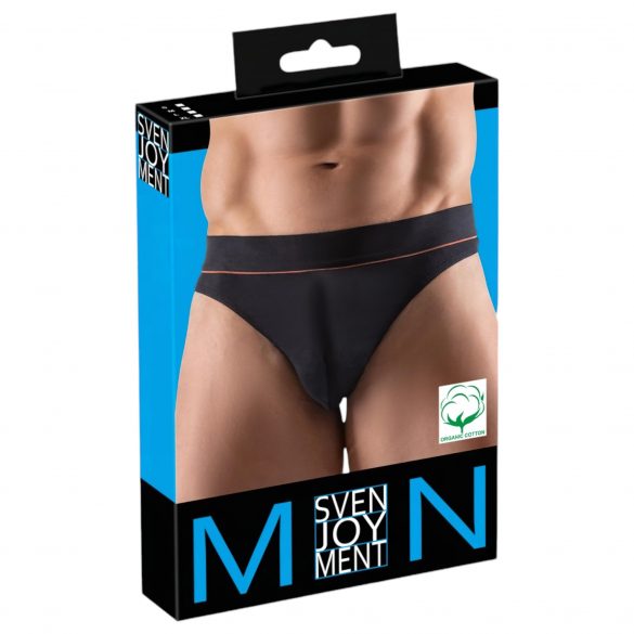 Svenjoyment - Eco-Cotton Comfort Men's Thong (Black) 