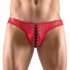 Svenjoyment - Black Lace-up Men's Underwear (Red) 