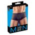 Transparent Striped Boxer Briefs (Black) 