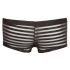 Transparent Striped Boxer Briefs (Black) 