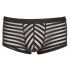 Transparent Striped Boxer Briefs (Black) 