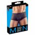 Transparent Striped Boxer Briefs (Black)  - XL