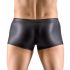 Svenjoyment - Rhinestone Zippered Matte Boxer (Black) 