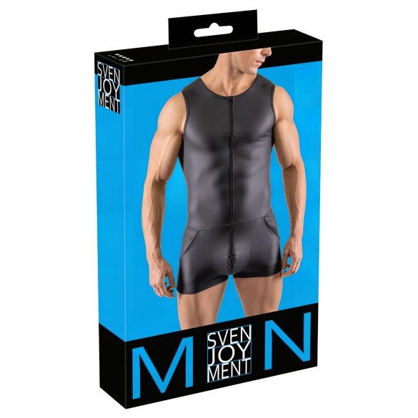 Svenjoyment - Men's Sleeveless Black Romper