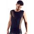 Svenjoyment - Lace-Up Mesh Insert Men's Top (Black)