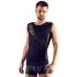 Svenjoyment - Lace-Up Mesh Insert Men's Top (Black)